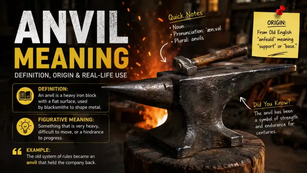 Anvil Meaning