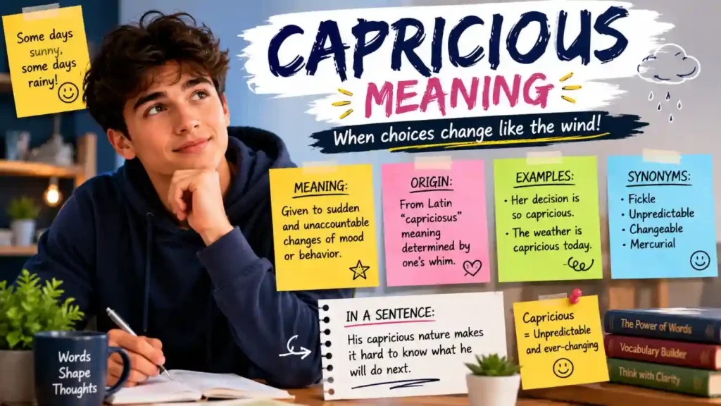 Capricious Meaning