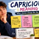 Capricious Meaning
