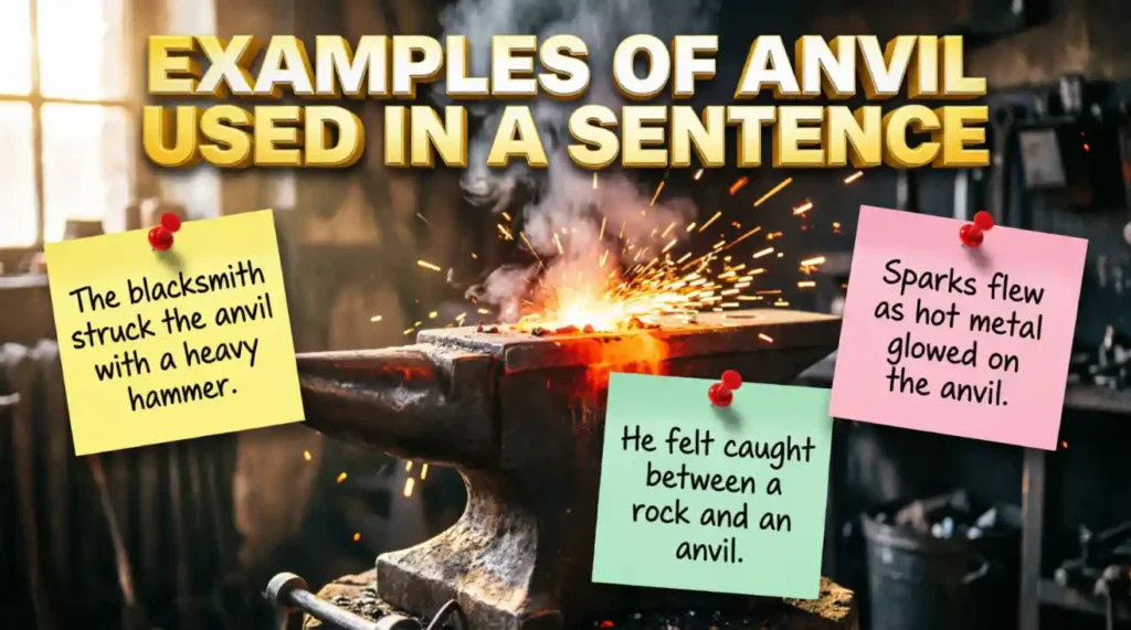 Examples of Anvil Used in a Sentence