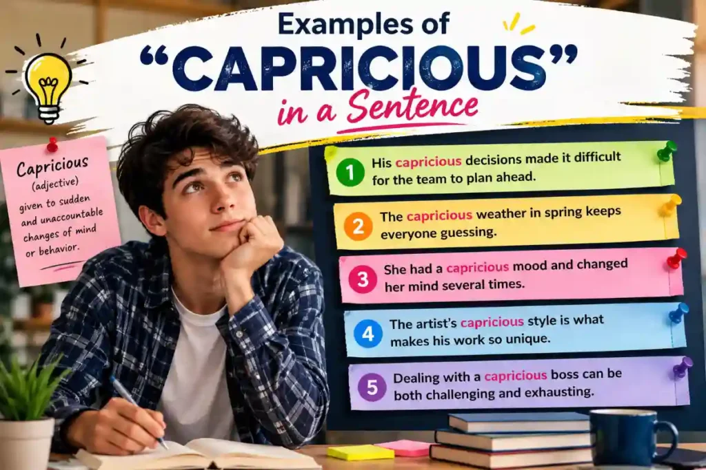 Examples of "Capricious" in a Sentence