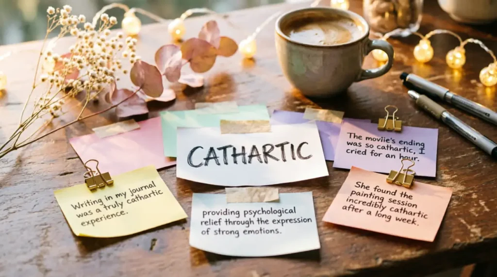 Examples of "Cathartic" in a Sentence