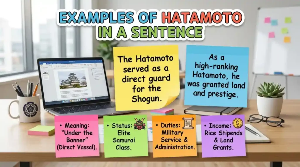 Examples of "Hatamoto" in a Sentence