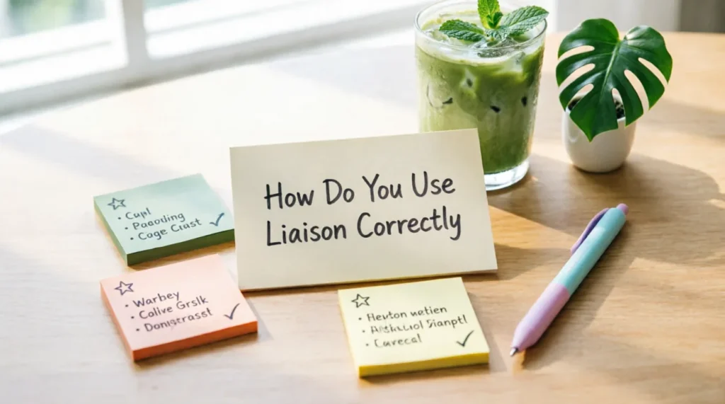 How Do You Use Liaison Correctly
