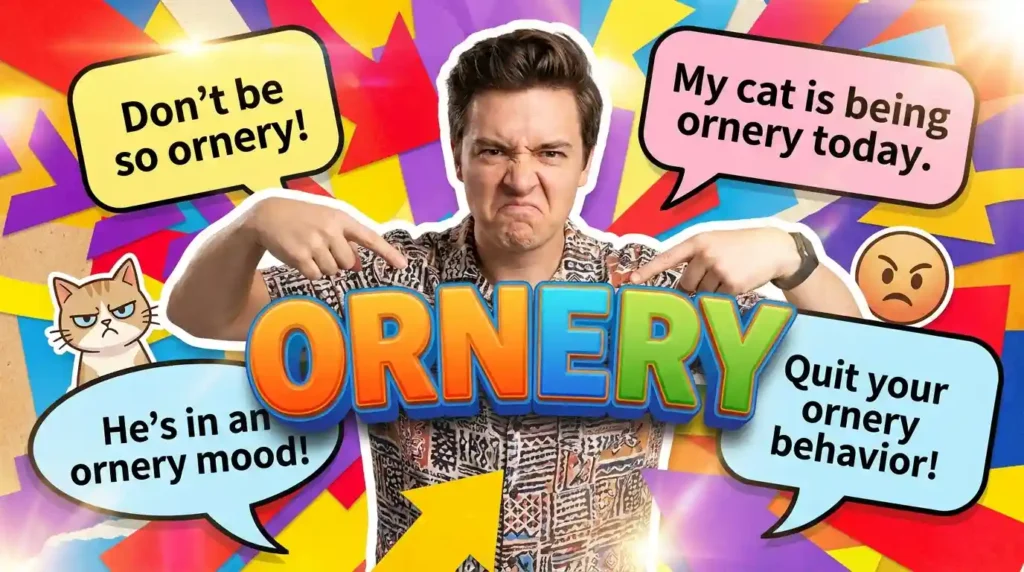 How to Use "Ornery" in Real Life