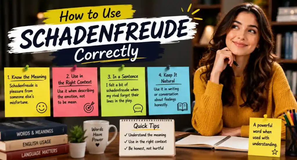 How to Use "Schadenfreude" Correctly