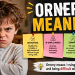 Ornery Meaning