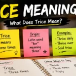 Trice Meaning