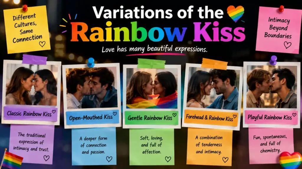 Variations of the Rainbow Kiss