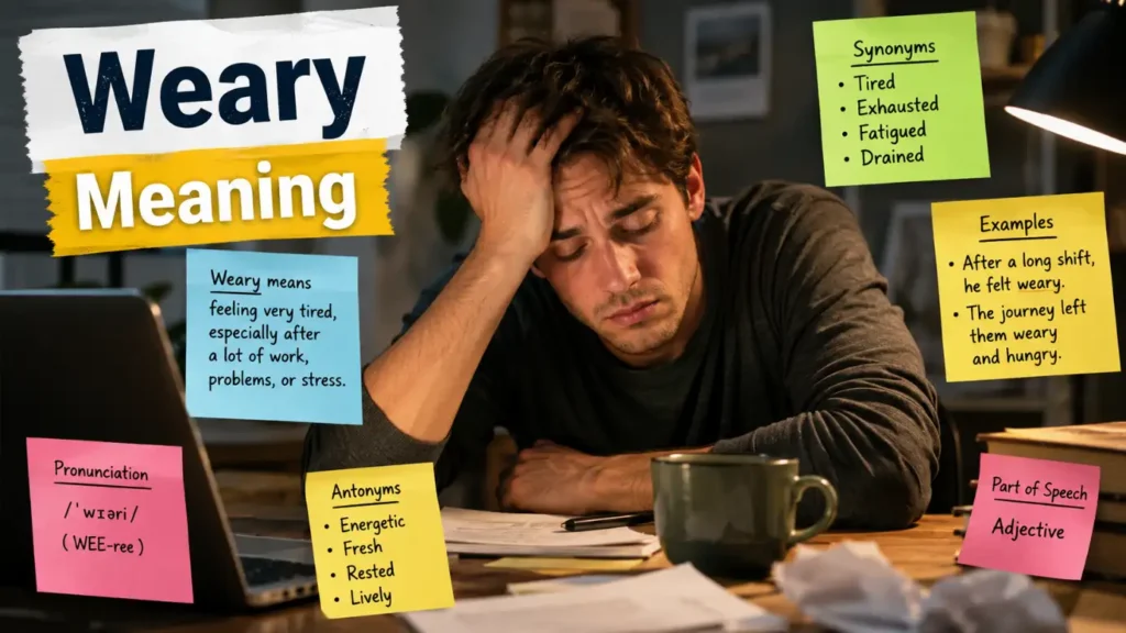 Weary Meaning