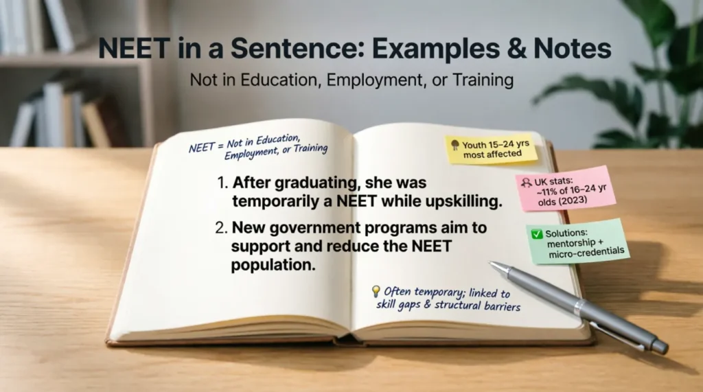 Examples of NEET in a Sentence