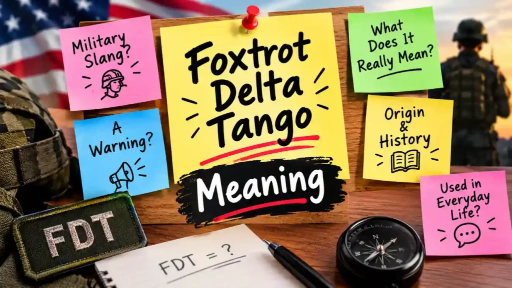 Foxtrot Delta Tango Meaning