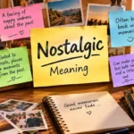 Nostalgic Meaning