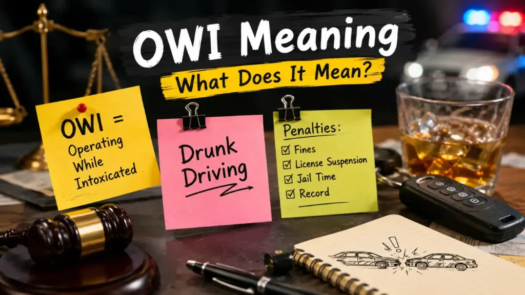 OWI Meaning