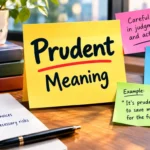 Prudent Meaning