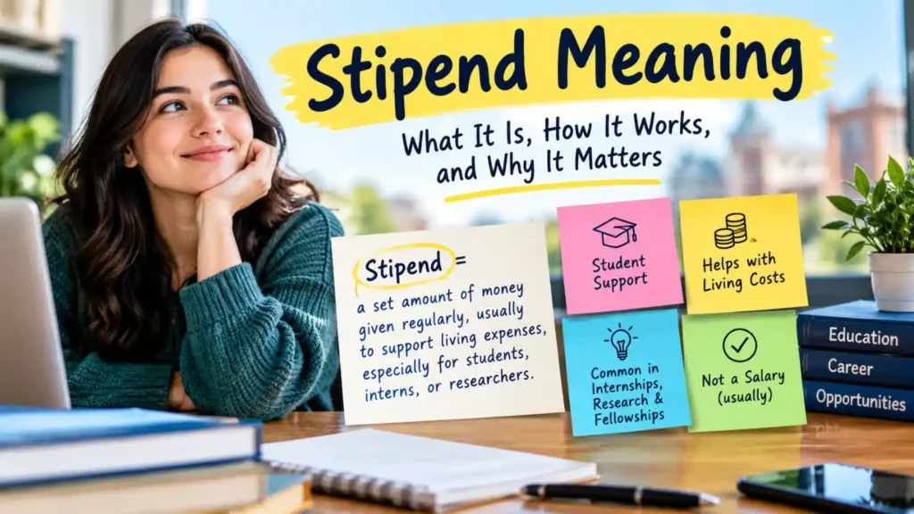 Stipend Meaning