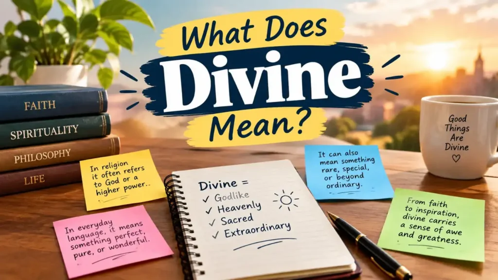 What Does Divine Mean