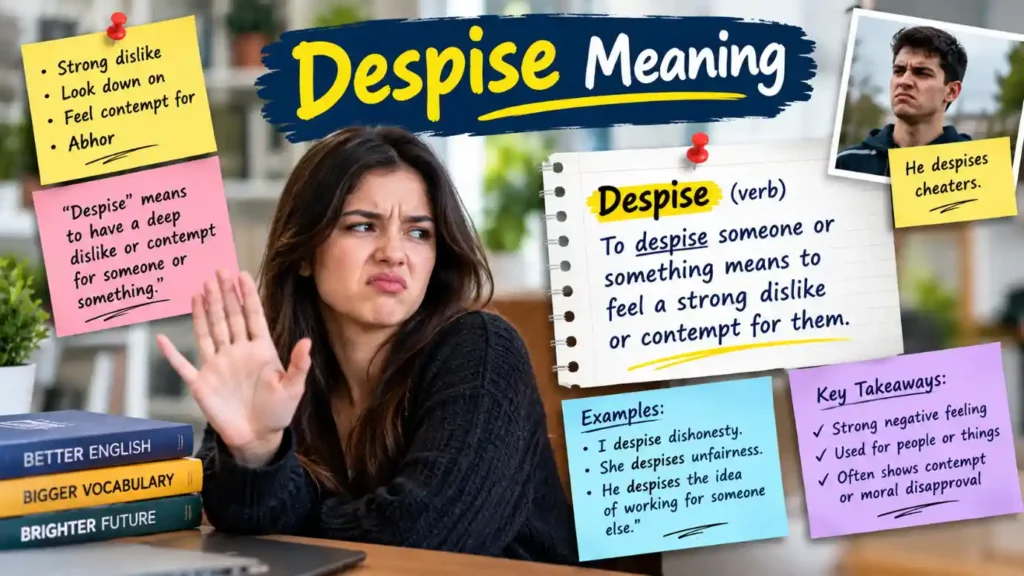 Despise Meaning