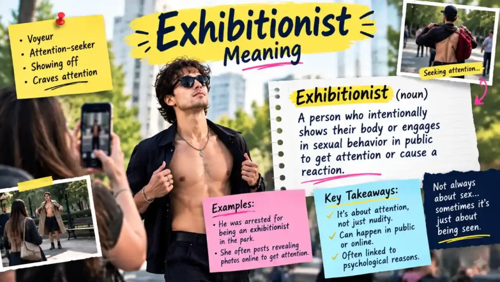 Exhibitionist Meaning