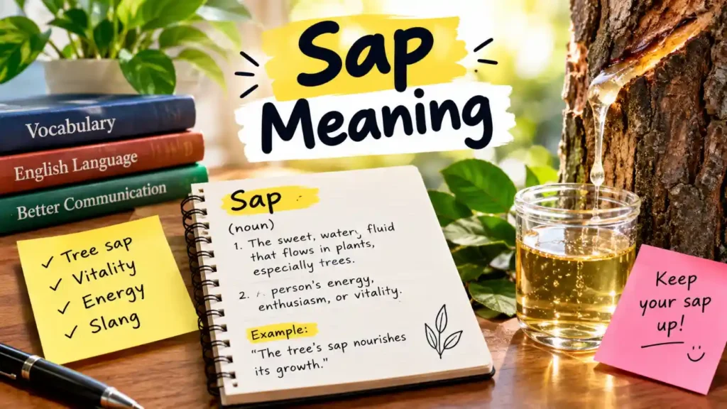 Sap Meaning